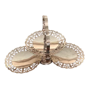 Late 19th Century Victorian Silverplate Bon Bon Serving Piece