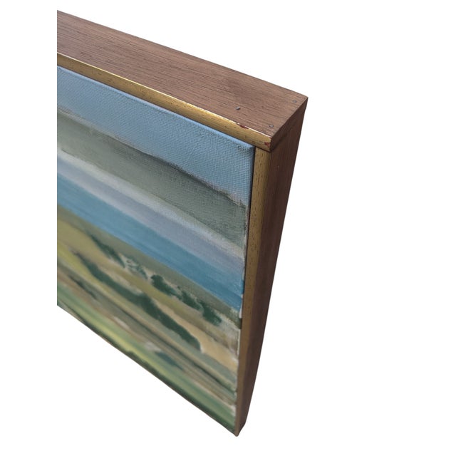 Original Abstract Landscape Painting on Canvas Framed For Sale In Charlotte - Image 6 of 9