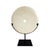 Hand-Carved Indonesian Marble Disk on Stand, 10 Inches For Sale - Image 4 of 15