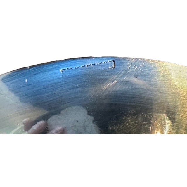Large Plain Vintage Silverplate Serving Platter or Tray For Sale - Image 4 of 5