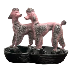 1950’s Pink Poodle t.v. Lamp With Planter