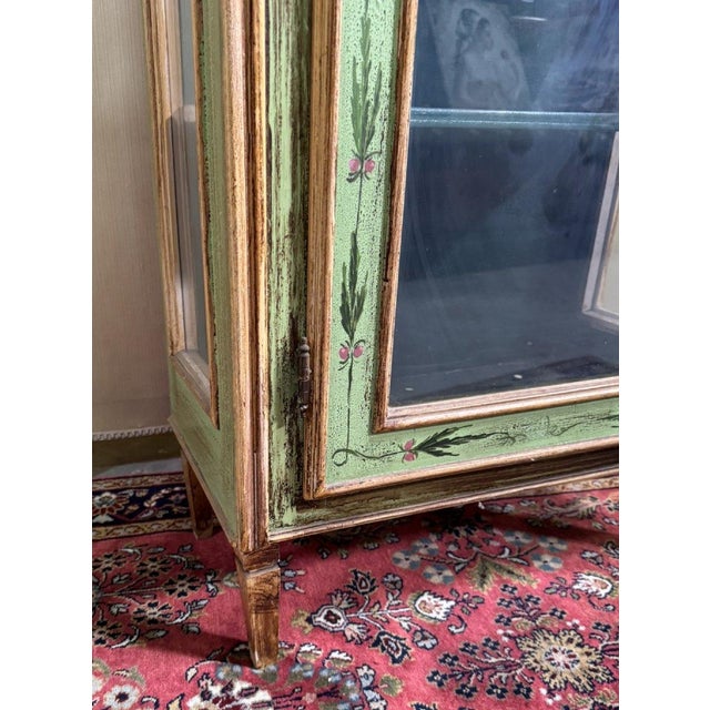 Venetian Painted Wooden Display Case, 1930s For Sale - Image 9 of 10