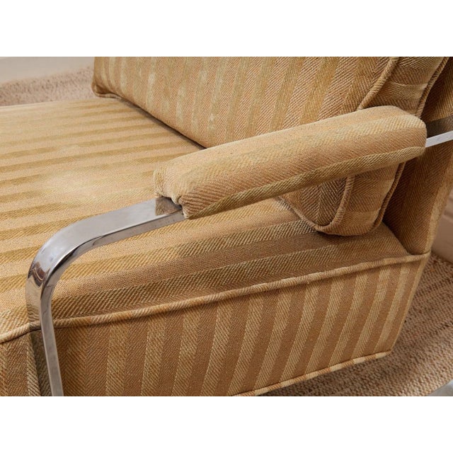Antique White MCM Lounge Chair For Sale - Image 8 of 12