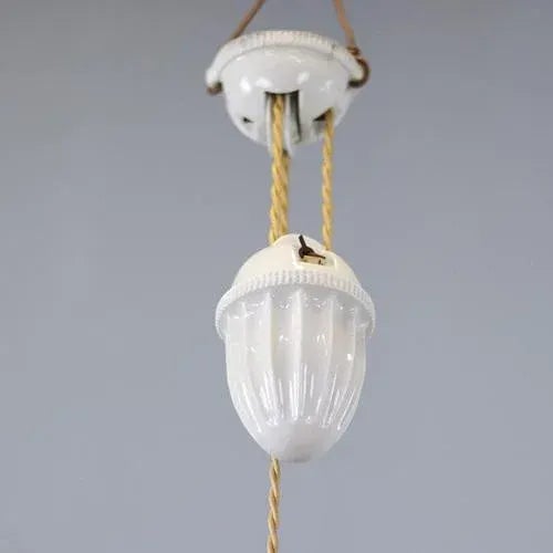 1920s Antique Pendant Lamp, 1920s For Sale - Image 5 of 6