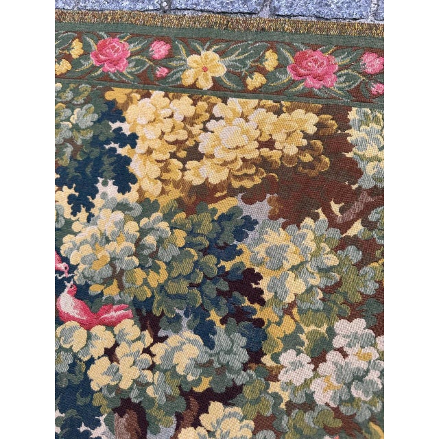 French Aubusson Style Jacquard Tapestry, 1950s For Sale - Image 6 of 18
