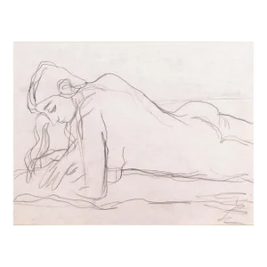 'Reclining Nude' by Victor Di Gesu, Paris, Salon D'Automne, Académie Chaumière, San Francisco Art Association, Los Angeles County Museum of Art