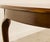 Brown Six Person Hickory Chair James River Collection Queen Anne Banded Mahogany Oval Dining Table, Late 20th Century For Sale - Image 8 of 8