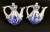 A pair of Fenix fine porcelain -hand made and painted teapots Made in Kislovodsk,Russia - home of the Russian porcelain...