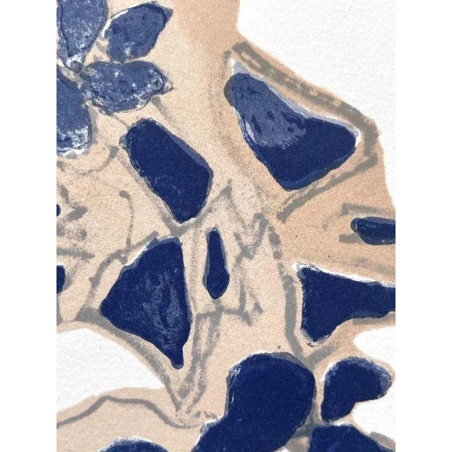 Modern Georges Braque, Blue Carnation Lettera Amorosa, 1963, Lithograph For Sale - Image 3 of 7