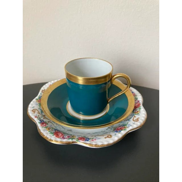 Early 20th Century English Red Roses Porcelain Jewelry Dish For Sale - Image 12 of 18