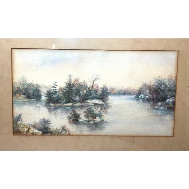 This antique painting is a true gem for any art collector. Created in the 19th century, it depicts a snowy winter foliage...