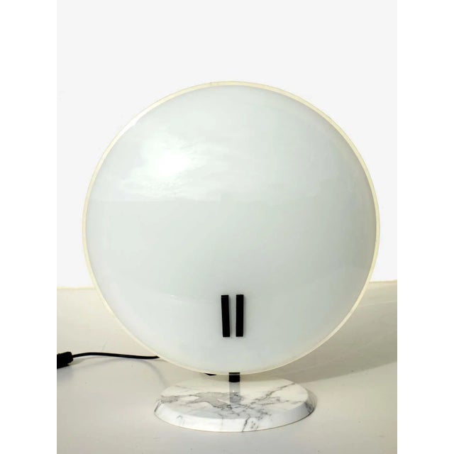 Perla Table Lamp by Bruno Gecchelin for Oluce, 1989 For Sale - Image 9 of 9