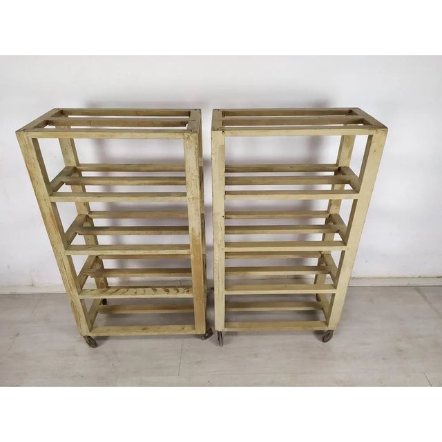 Patinated Wood Industrial Shelf, 1890s For Sale - Image 5 of 12