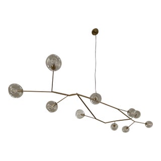 Lindsey Adelman Branching Bubble 10 Globe Chandelier For Sale
