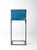 Mid-Century Modern Vintage Industrial Blue Metal Standing Desk For Sale - Image 3 of 11
