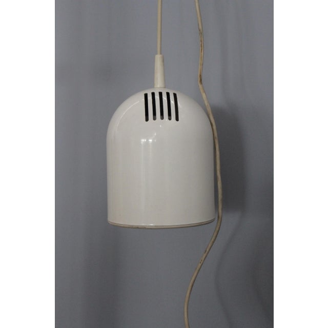 White Ceiling Lamps, 1970s, Set of 2, in Very Good conditions. Designed 1970 to 1979 European Plug (up to 250V).The wiring...
