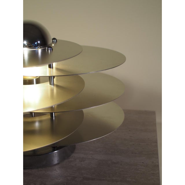 Space Age Italian Layered Table Lamp, Italy, 1960s For Sale - Image 11 of 17