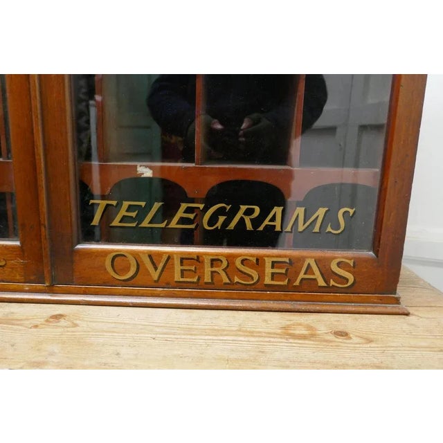 19th Century Mahogany Estate Office Mail Cabinet, 1880s For Sale - Image 9 of 11