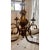 Late 20th Century 1980s 6 Arm Brass Chandelier For Sale - Image 5 of 8