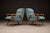 Giuseppe Scapinelli Armchairs, Brazil, 1950s — Sculpted Caviúna Frames in Dusty Teal Velvet Upholstery For Sale - Image 16 of 18