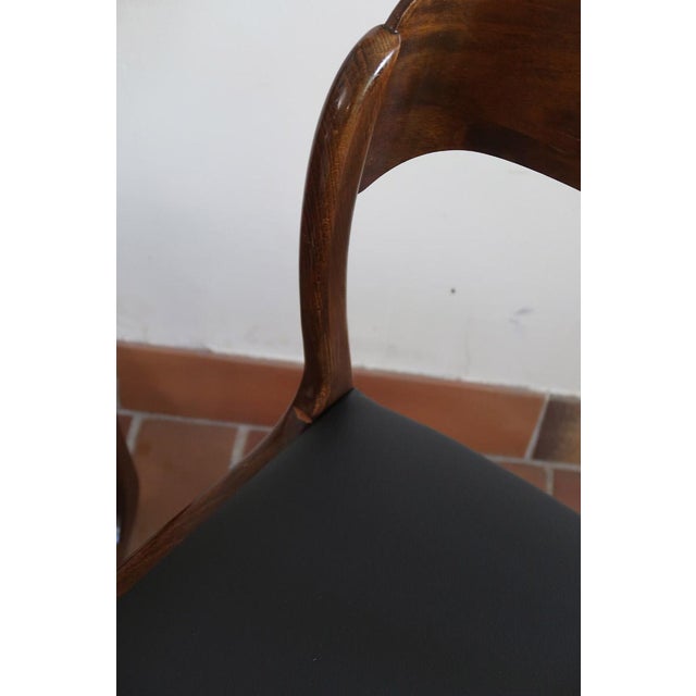 Bémol Sledge Chairs attributed to Baumann, France, 1960s, Set of 3 For Sale - Image 6 of 12