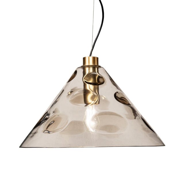 20th Century Italian Murano Glass Polka Dot Pendant Light, 1970s For Sale - Image 10 of 10