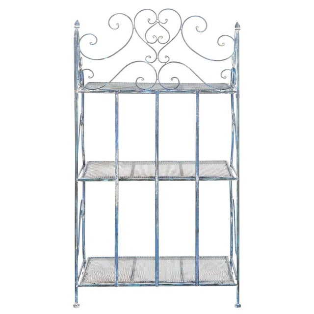 Torus 3-Tier Shelf - Mossy Blue For Sale - Image 10 of 11