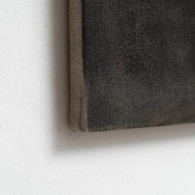 Black Enrico Della Torre, Black Composition, Charcoal on Canvas, 2017 For Sale - Image 8 of 9