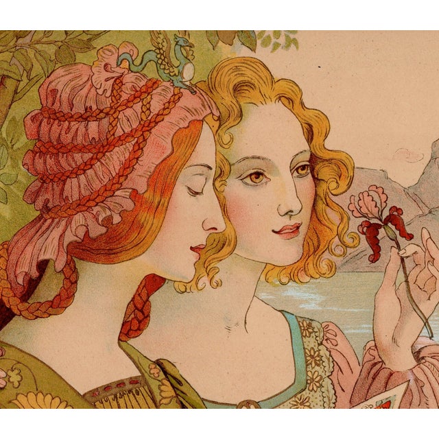 Armand Point, Légende Dorée, 1897, Lithograph on Paper For Sale - Image 4 of 13