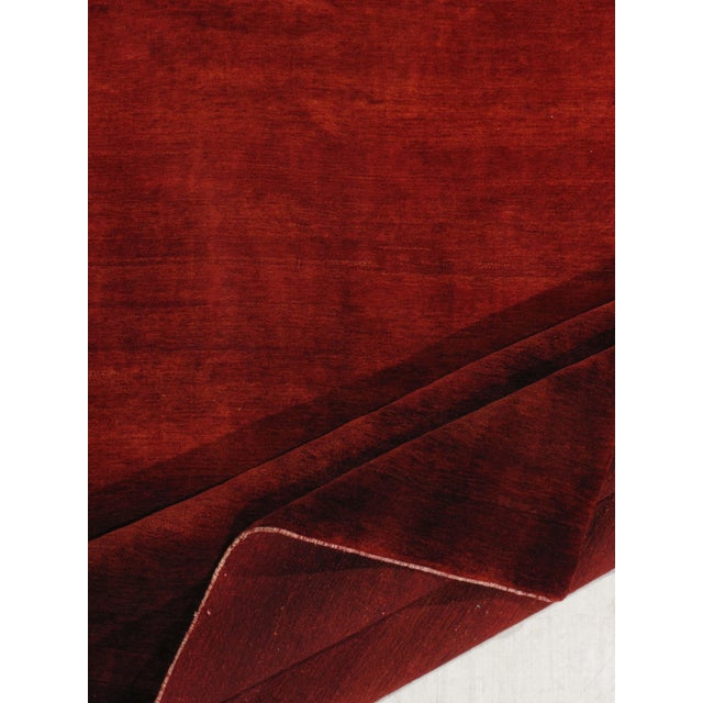 1980s Hand-Knotted Gabbeh Rug 8'8" X 11'6" For Sale - Image 4 of 6