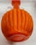 Stunning Vintage Empoli Cased Glass Vase, Applied White Glass Handles For Sale - Image 10 of 11