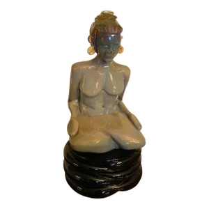 Loredano Rosin Rare Calcedonia Glass Buddha