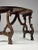Set of two Italian Demi-Lune console tables. Crafted from walnut. Originating from Italy, circa 1800. Both are sturdy and...