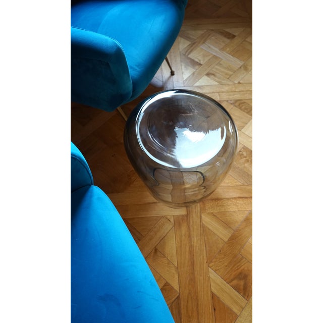 Isola Fumè Side Table in Murano Blown Glass from Kanz For Sale - Image 4 of 8