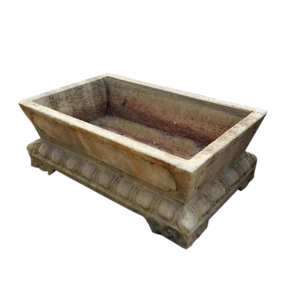 Hand Carved Marble Trough Chairish