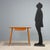 Italian-made desk from the 1950s, crafted in beech wood. The essential and linear design features a rectangular top...