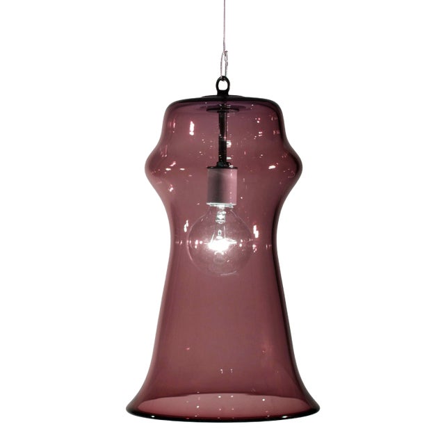 Orpheus Pendant Light from the Versuvius Collection in Amethyst For Sale