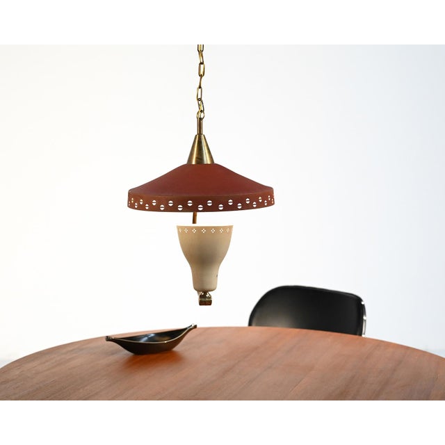 Swedish Modern Ceiling Lamp, 1950s For Sale - Image 12 of 12
