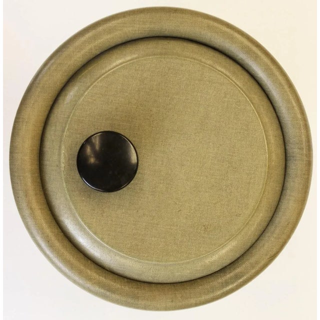 1950s Paul Desmond Brown Sportsman's Bag Ice Bucket With Lid For Sale - Image 4 of 7