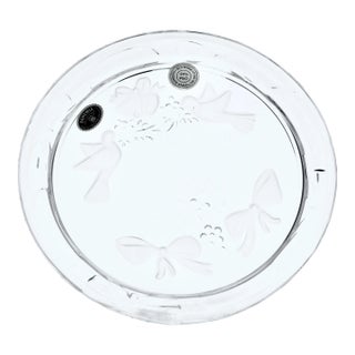 Bohemian Crystal Tray For Sale