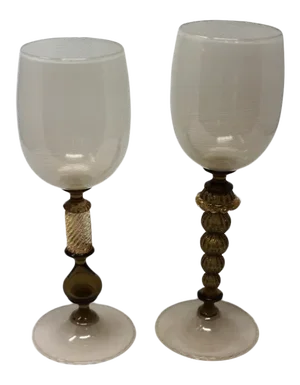 Davide Fuin - Latticino Stemware by Fuin
