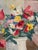 Ellis Wallin, Flowers and Fruit, 1968, Oil on Canvas, Framed For Sale - Image 15 of 16
