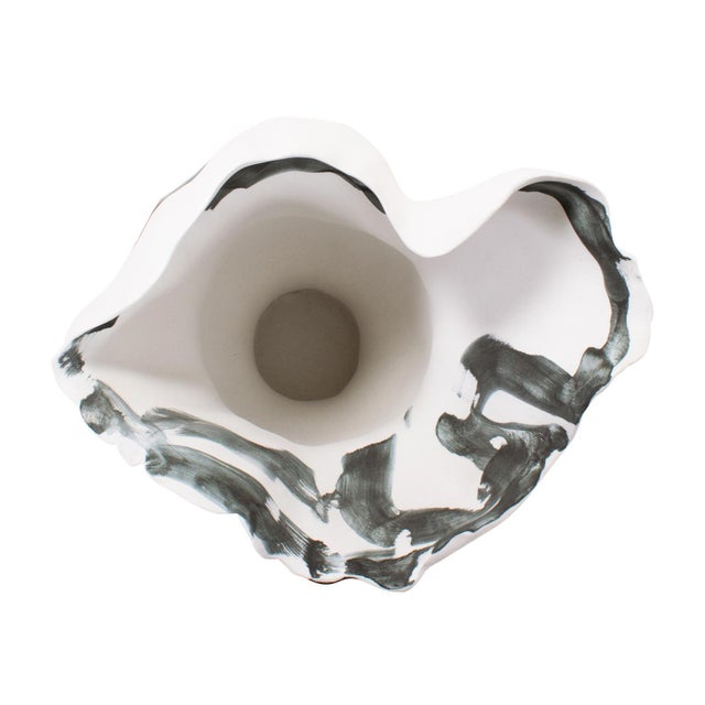 Black Hadrill Vase- Short For Sale - Image 8 of 11