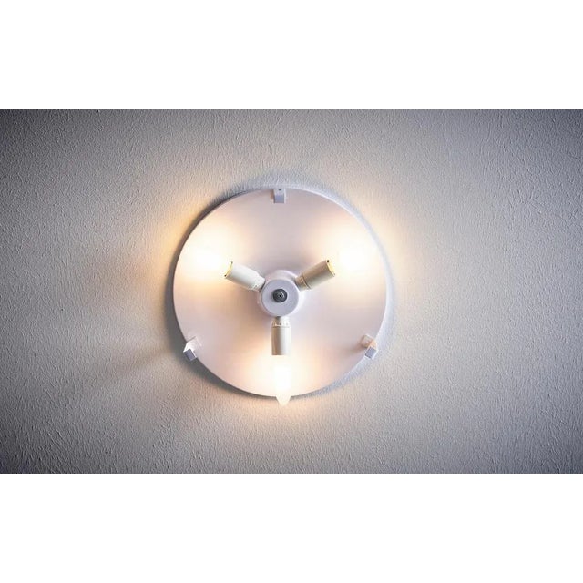 Flush Mount in Light Blue, Italy, 1960s For Sale - Image 3 of 7