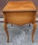 Mid 20th Century Weiman Mid Century Provincial Bookmatched Top Fruitwood Side Table For Sale - Image 10 of 15