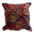 Pillow W/Antique Persian Sarouk Rug Fragment, 1'4" X 1'4" For Sale