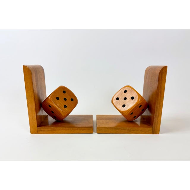 Mid-Century Dice Bookends, 1960s, Set of 2 For Sale - Image 9 of 11
