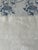 Vintage Blue and White Damask Tablecloth For Sale - Image 10 of 11
