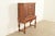 Romweber Early Romweber Antique English Jacobean Carved Oak and Burl Wood Bar Cabinet, Circa 1900 For Sale - Image 4 of 16