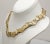 Napier Vintage 1970s Signed Napier Modernist Goldtone Collar Necklace For Sale - Image 4 of 8